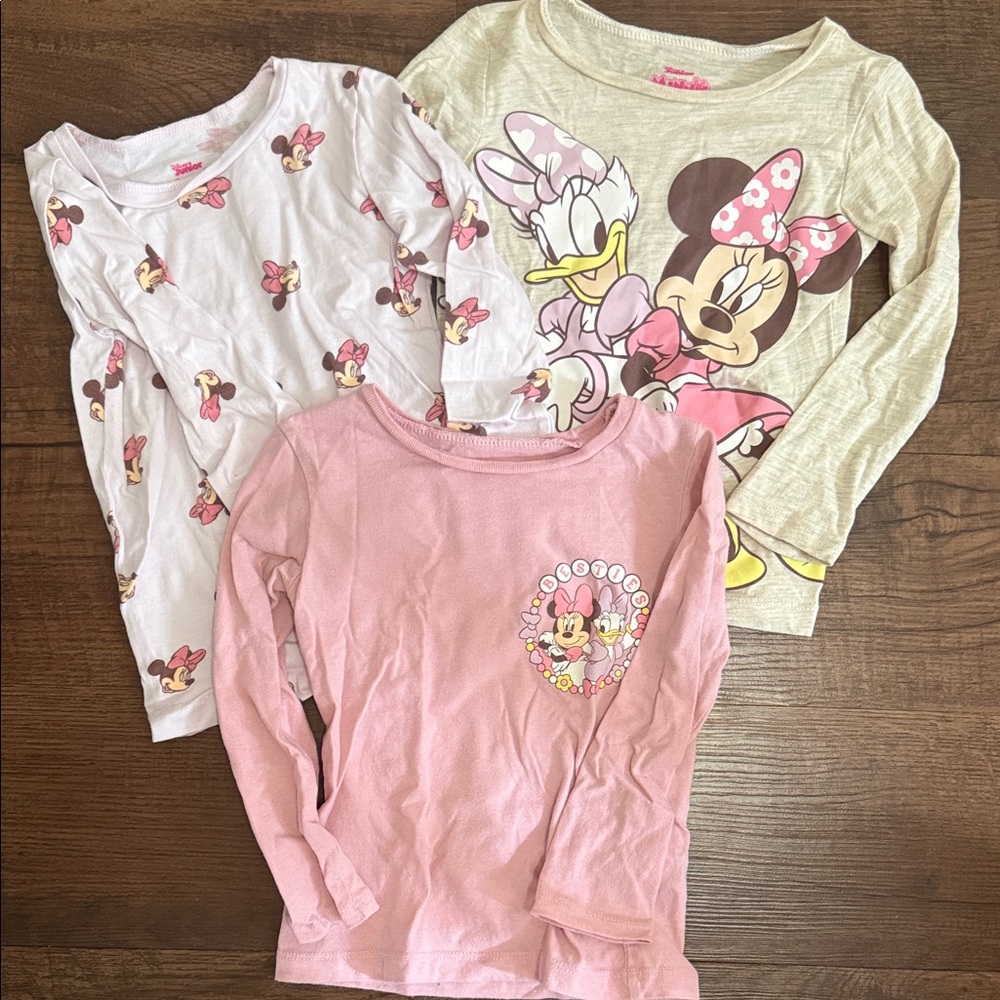 Vintage Minnie Mouse Long Sleeve Tees